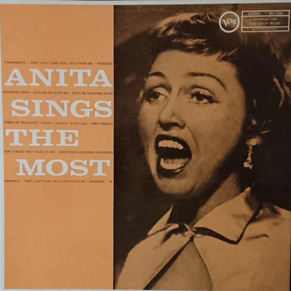 Release: Anita Sings The Most-Vinyl-Japan-1974-MV 2501-5628285