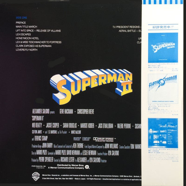 Master Release: Superman II (Original Sound Track) by Ken Thorne