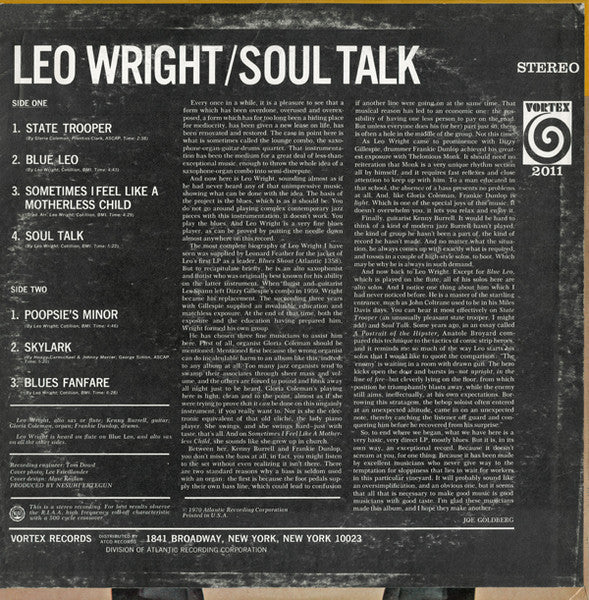 Release: Soul Talk-Vinyl-US-1970-2011-4686250