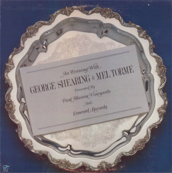 Release: An Evening With George Shearing And Mel Tormé-Vinyl-US-1982-CJ-190-2685773