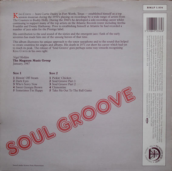 Master Release: Soul Groove by King Curtis
