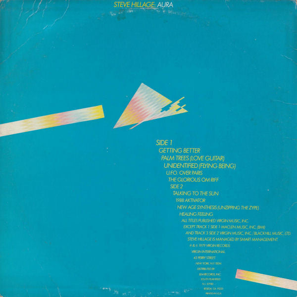 Master Release: Aura by Steve Hillage