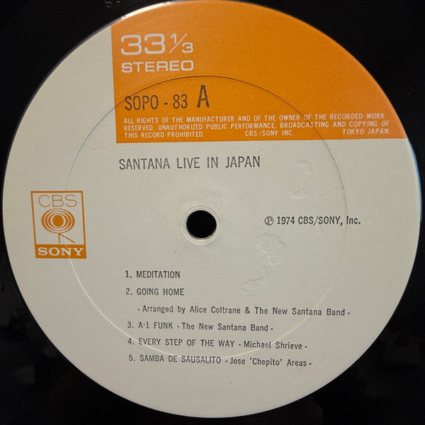 Santana Live In Japan