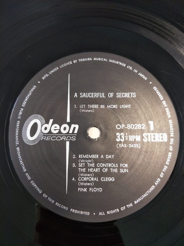 Release: A Saucerful Of Secrets-Vinyl-Japan-1971-OP-80282-3729808