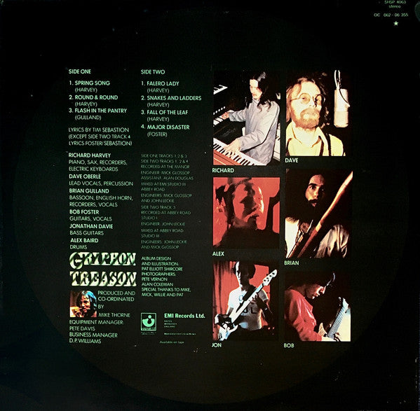 Release: Treason-Vinyl-UK-1977-SHSP 4063, OC 062-06 355-1091505