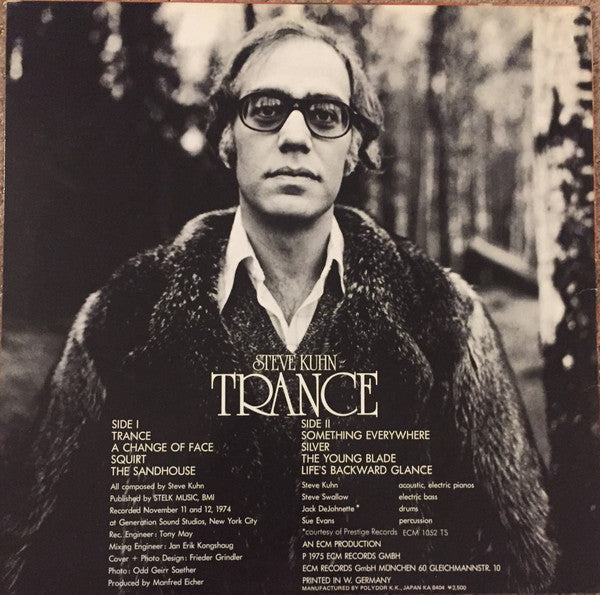 Master Release: Trance by Steve Kuhn