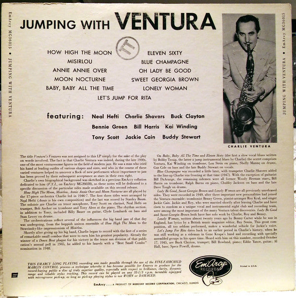 Release: Jumping With Ventura-Vinyl-US-None-MG36015, MG-36015-8403998