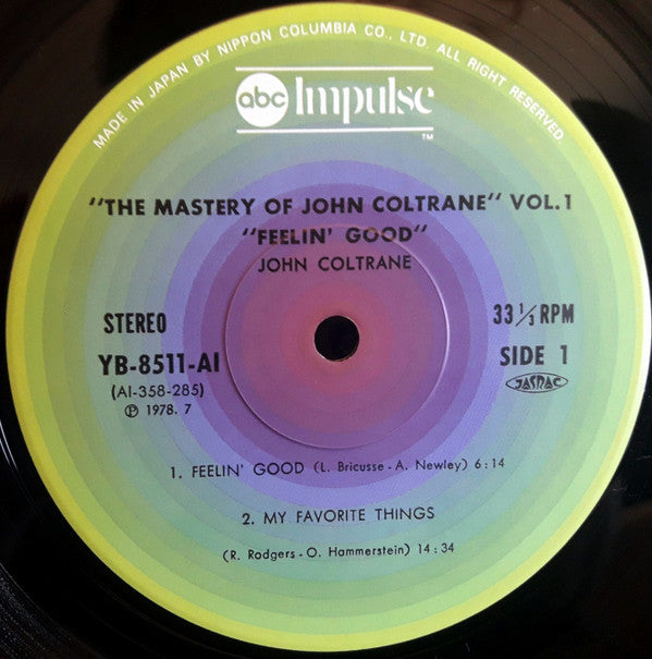 The Mastery Of John Coltrane / Vol. I Feelin' Good