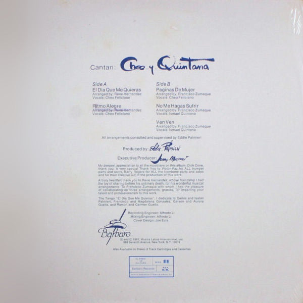 Release: Eddie Palmieri-Vinyl-Venezuela-None-LPS-99.420-4220594