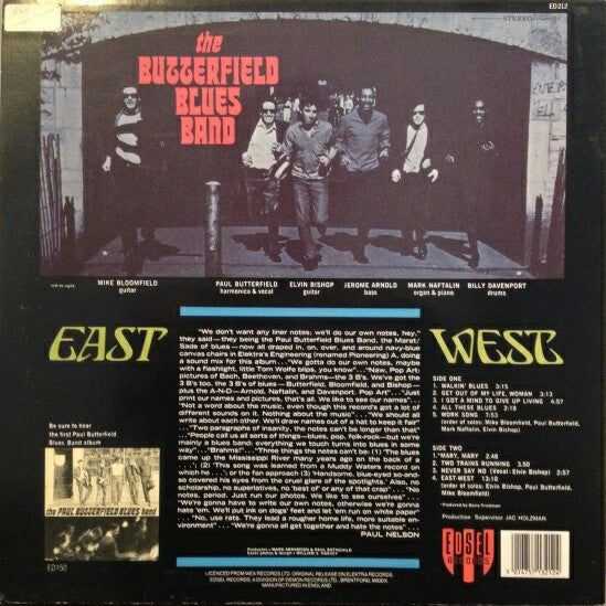 Master Release: East-West by The Paul Butterfield Blues Band