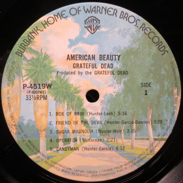 Release: American Beauty-Vinyl-Japan-None-P-4519W-7037999