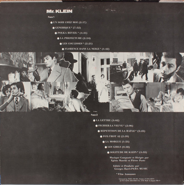 Master Release: Mr.  Klein (Bande Sonore Originale Du Film) by Egisto Macchi
