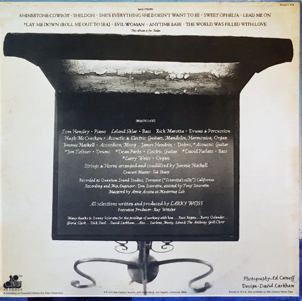 Release: Black & Blue Suite-Vinyl-US-1974-T-428-2494381