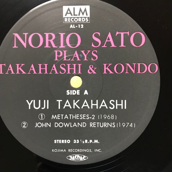Plays Takahashi & Kondo = 佐藤紀雄と二人の作曲家