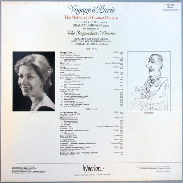 Release: Voyage À Paris (The Mélodies Of Francis Poulenc)-Vinyl-UK-1985-A66147-4170188