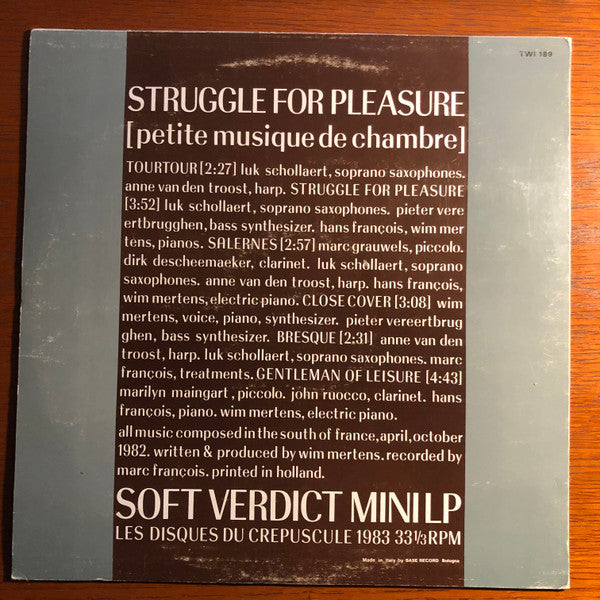 Master Release: Struggle For Pleasure by Soft Verdict