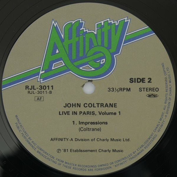 Live In Paris Volume One