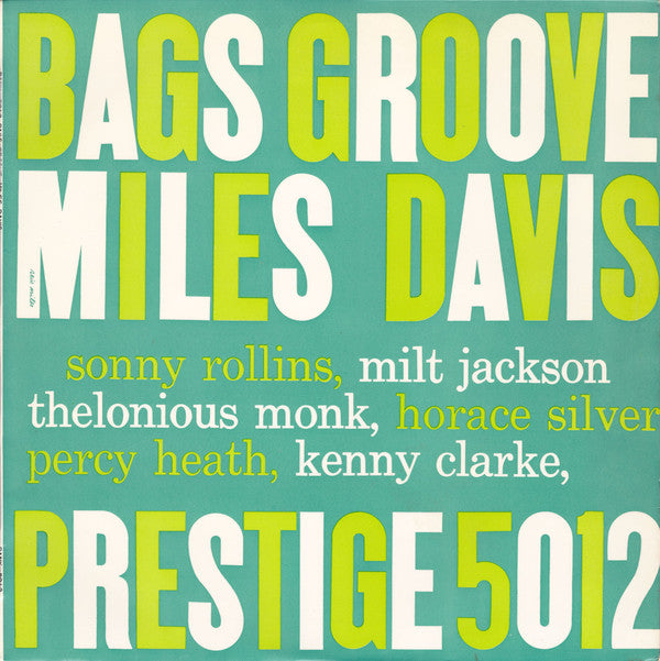 Release: Bags' Groove-Vinyl-Japan-1959-RANK-5012, 5012, RANK 5012-2099060