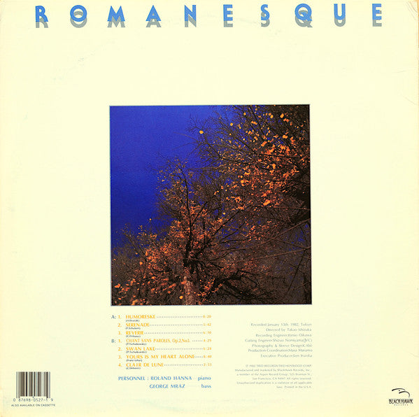 Master Release: Romanesque by Roland Hanna