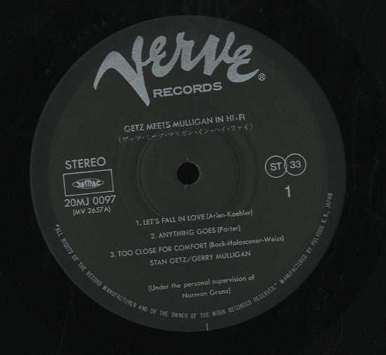Getz Meets Mulligan In Hi-Fi