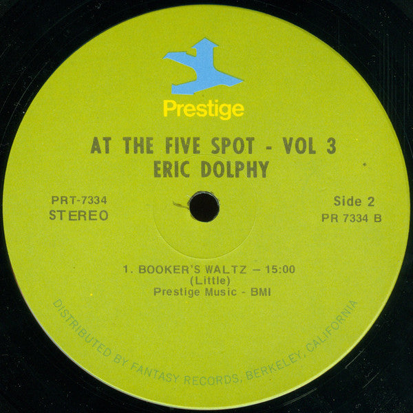 Memorial Album Recorded Live At The Five Spot