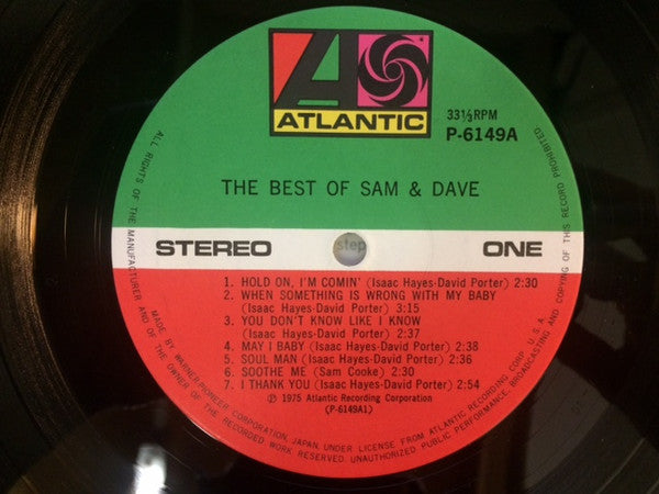 Release: The Best Of Sam & Dave-Vinyl-Japan-1975-P-6149A-4777116