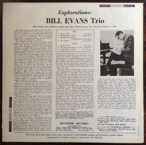 Release: Explorations-Vinyl-Netherlands-None-RLP 9351-4128258
