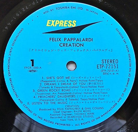 Felix Pappalardi And Creation