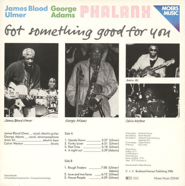 Release: Got Something Good For You-Vinyl-Germany-1986-Moers Music 02046-1083544