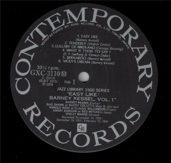 'Easy Like' Barney Kessel Volume 1