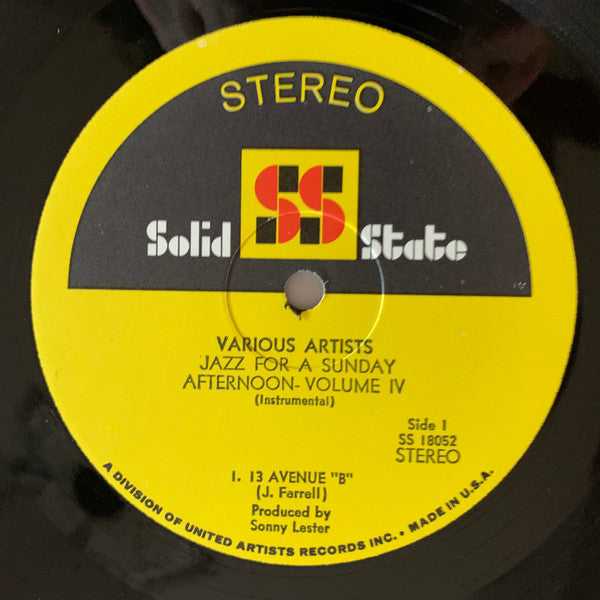 Jazz For A Sunday Afternoon Volume 4