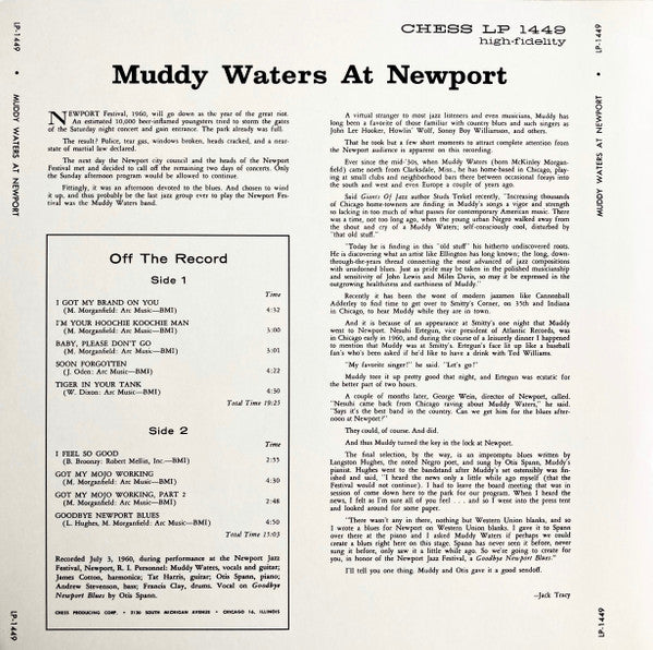 Release: Muddy Waters At Newport 1960-Vinyl-Germany-2010-LP 1449, LP-1449, LP 1449, LP-1449-5234458