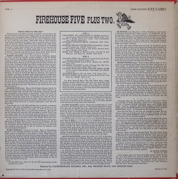 Master Release: The Firehouse Five Story, Vol. 3 by Firehouse Five Plus Two