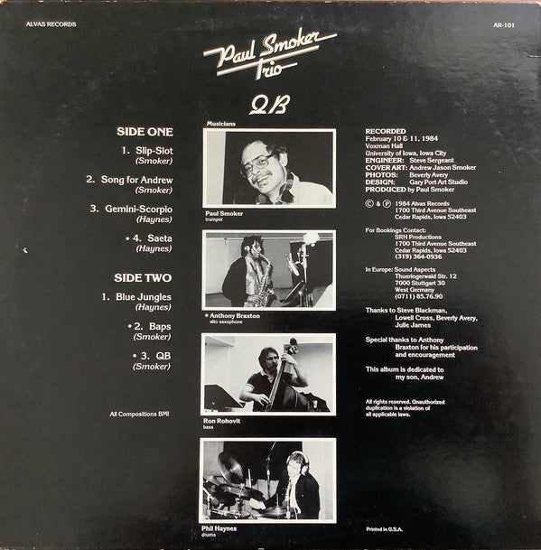 Release: QB-Vinyl-US-1984-AR-101-3974643