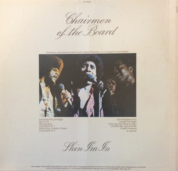 Master Release: Skin I'm In by Chairmen Of The Board