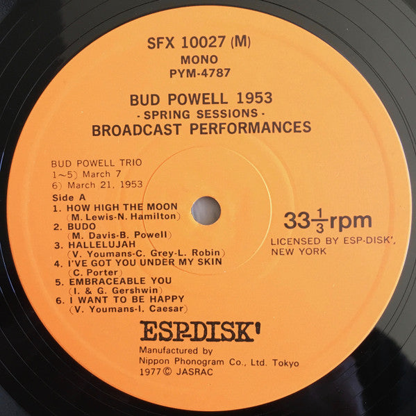 1953 Spring Sessions - Broadcast Performances