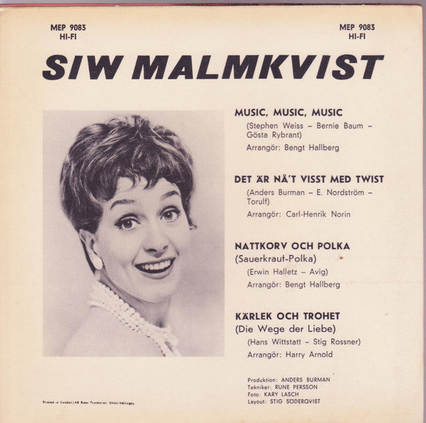 Master Release: Music, Music, Music by Siw Malmkvist