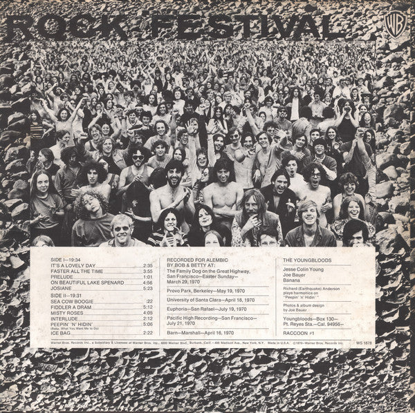 Master Release: Rock Festival by The Youngbloods