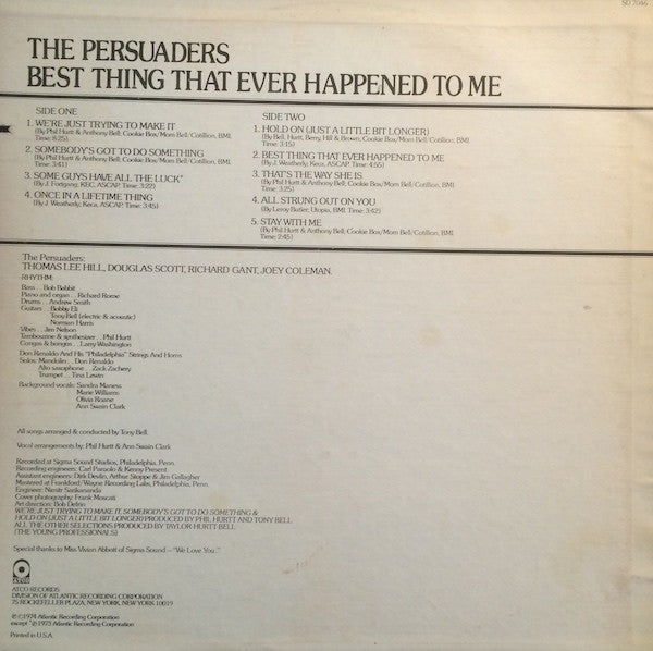 Master Release: Best Thing That Ever Happened To Me by The Persuaders