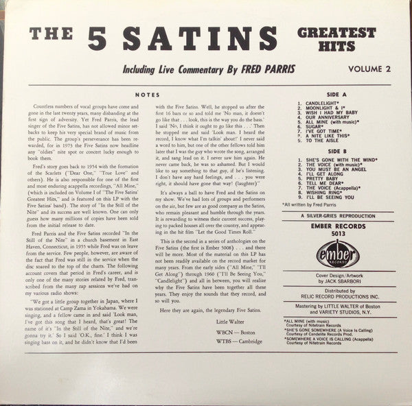 Release: Greatest Hits Volume 2-Vinyl-US-None-5013, 5013-7072191