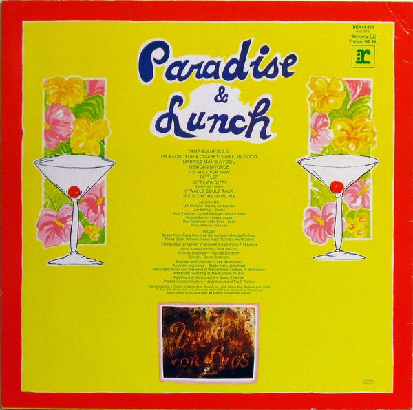 Release: Paradise And Lunch-Vinyl-Germany-None-REP 44 260-5210728