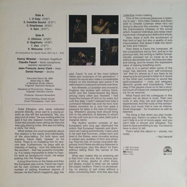 Master Release: Welcome by Claudio Fasoli