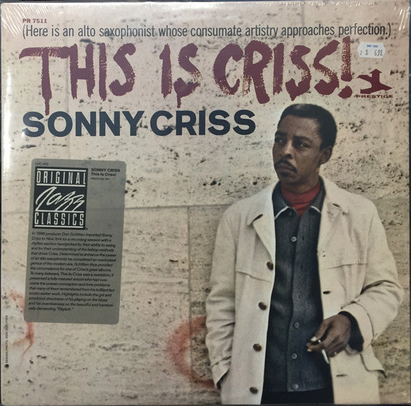 Release: This Is Criss!-Vinyl-US-1990-OJC-430, PR 7511-1680822