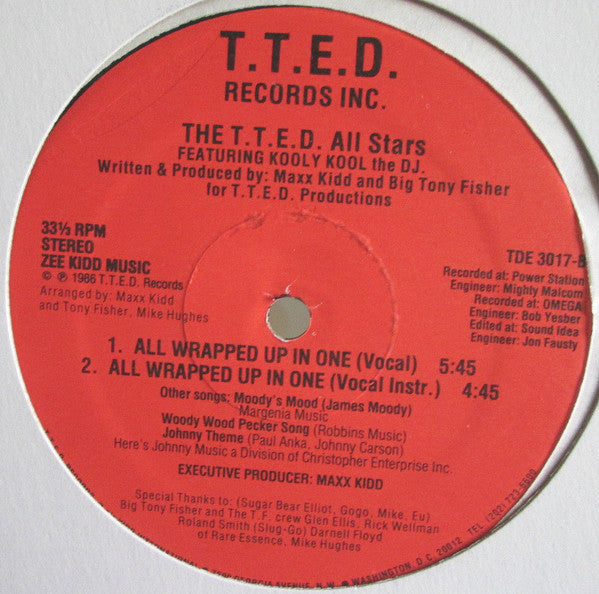 Release: All Wrapped Up In One-Vinyl-US-1986-TDE 3017-1017628