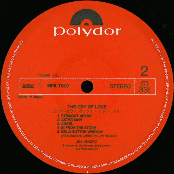 The Cry Of Love