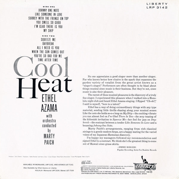 Master Release: Cool Heat by Ethel Azama