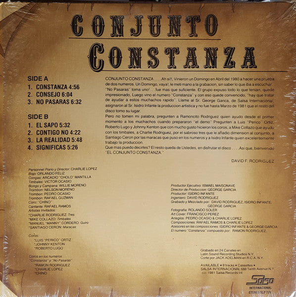 Master Release: Conjunto Constanza by Conjunto Constanza