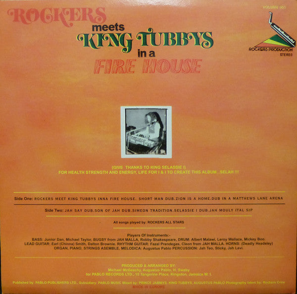 Release: Rockers Meets King Tubbys In A Fire House-Vinyl-Europe-None-VOLUME 003, VOLUME 003-2280765