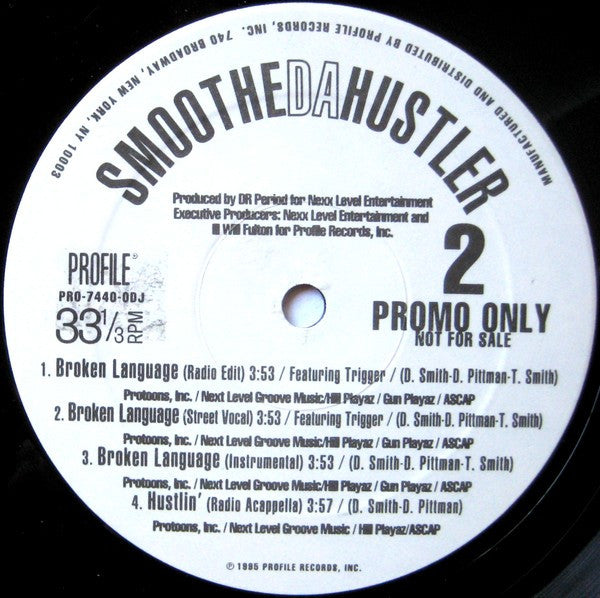 Master Release: Hustlin' / Broken Language by Smoothe Da Hustler