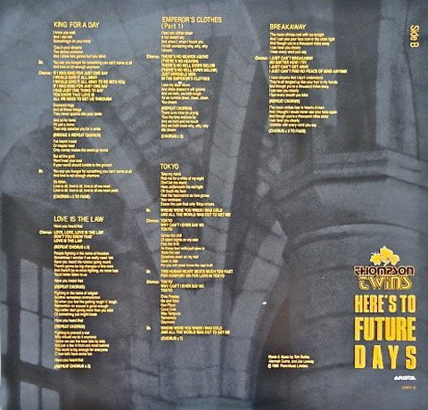 Here's To Future Days